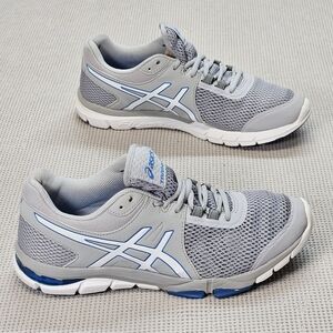 Asics Gel-Craze TR 4‎ Womens Grey White Blue Training Shoes S755N Size 8.5